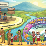 Ilustrasi gambar penerapan program Pasti Sekolah agar anak di kabupaten Banyumas mendapatkan akses pendidikan yang layak. Foto: Google Gemini