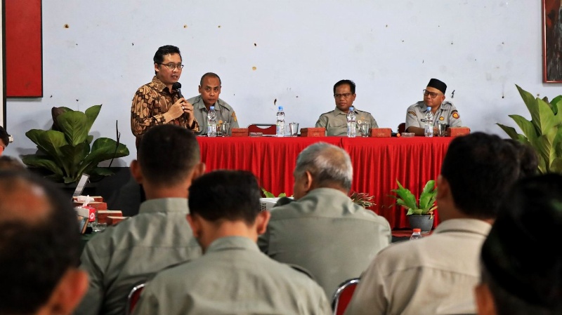 Rapat koordinasi Pemkab Magelang tentang laporan Luas Tambah Tanam (LTT) dan percepatan pembangunan ekonomi berbasis pertanian yang dilaksanakan di Rumah Makan Bebek Goreng Diwak, Kecamatan Tegalrejo, Kamis (30/4/2026). Foto: dokumentasi