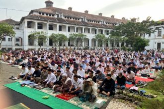 PT Kereta Api Wisata Gelar Salat Iduladha di Lawang Sewu