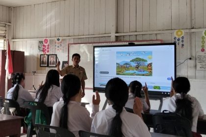 Praktik pembelajaran guru agama di wilayah 3T Kaltara. Foto: dokumentasi