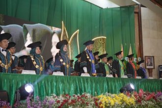 Wisuda ke-45 Unwahas di Convention Hall MAJT Semarang. Foto: dokumentasi