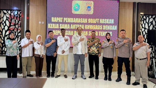 Kuatkan Tri Dharma Perguruan Tinggi, Fakultas Hukum Unwahas Jajaki Kerja Sama dengan Polda Jateng