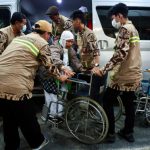 Jemaah Haji Kloter Pertama Embarkasi Solo Tiba di Asrama Haji