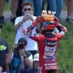 Pembalap Ducati Lenovo Marc Marquez. Foto: tangkap layar SpoTV Indonesia