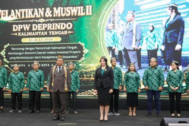Hadiri Pelantikan Pengurus DPW Deprindo Kalimantan Tengah Resmi Dilantik, Wagub Sampaikan Hal Ini