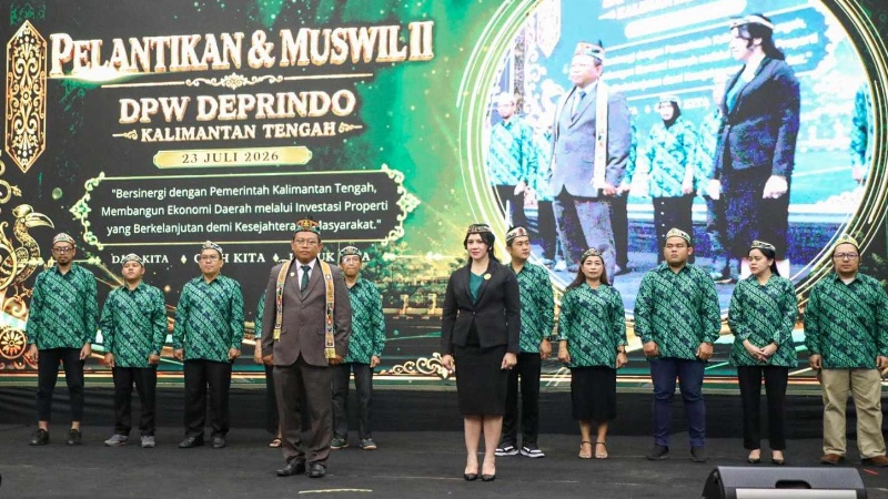 Hadiri Pelantikan Pengurus DPW Deprindo Kalimantan Tengah Resmi Dilantik, Wagub Sampaikan Hal Ini