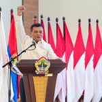 Gubernur Jawa Tengah Ahmad Luthfi saat menghadiri pelantikan Pengurus Provinsi PTMSI Jawa Tengah di Wisma Perdamaian, Semarang, Sabtu (1/8/2026). Foto: dokumentasi